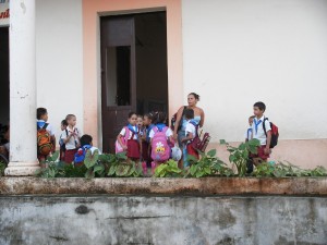 Schulklasse in Havanna