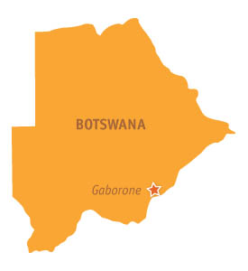 Botswana Karte