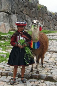 Fugenlose Inkamauer in Cusco