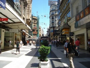 berühmte Avenida Florida in Buenos Aires