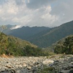 Sierra Maestra, Kuba, Blick auf den verhangenen Pico Turquino