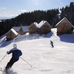 Ski und Snowboard für Singles auf der Skihütte