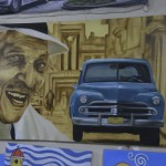 Lebendige spanisch-kubanische Malerei
