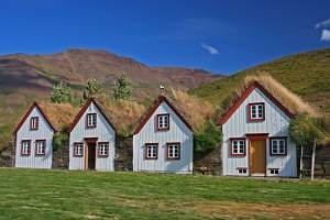 Torfgehöft Laufás - Nord-Island
