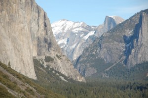 Panorama des Yosemite National Park 