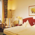 Blick in ein Hotelzimmer