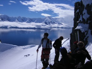 Bergsteigen in der Antarktis