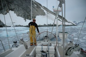 Eine Polar Expedition zu der Antarktis