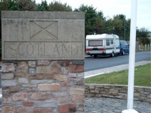 An der schottischen Grenze