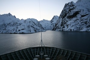 Einfahrt in den Trollfjord