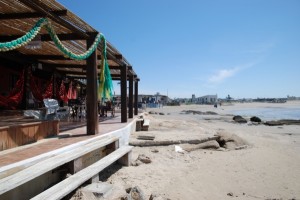 Restaurant am Strand von Cabo Polonio