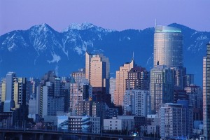 Blick auf Vancouver Kanada