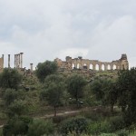 Volubilis, die römische Ruinenstadt gehört zum UNESCO Weltkulturerbe 