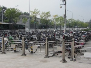 Fahrräder, ein beliebtes Verkehrsmittel