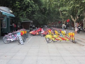 Fahrräder zu vermieten