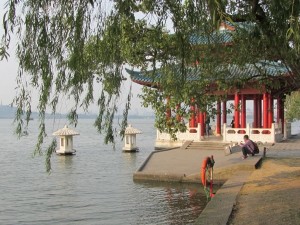einer der vielen Pavillons