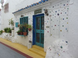 die weißen Häuser von Andalusien