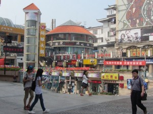 Einkaufsstraße in Guilin