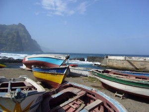 Fischerboote auf Santo Antao