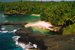 Badebucht auf Sao Tome