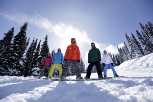 Skifahren Snowboard fahren Kanada