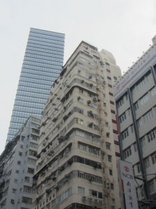 in den Straßen von Hongkong