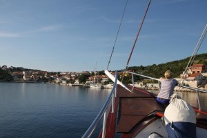An Bord des Schiffes bei den Singlereisen Kroatien