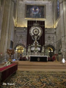 ein Altar in der Kathedrale von Sevilla