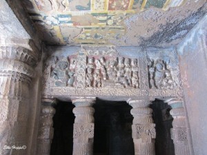 Höhle Nummer 2 in Ajanta