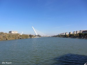 das Expo Gelände am Ufer des Guadalquivir