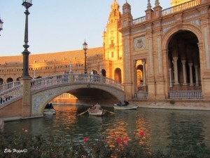 Gondelfahrt am spanischen Platz