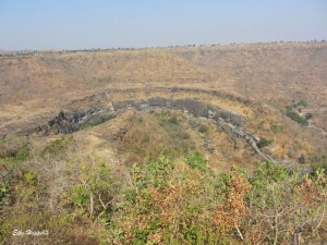 die buddhistischen Höhlen von Ajanta bei Aurangabad