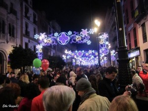 Weihnachtsbeleuchtung in Sevilla