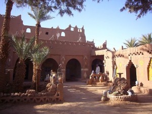 Marokko - Übernachtung in der Oase 
