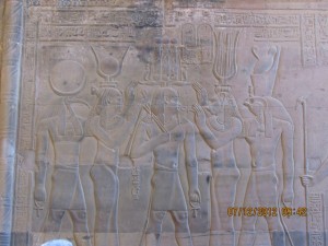 Hieroglyphen Sobek Tempel