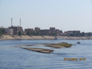 Blick von der Lady Mary auf den Nil