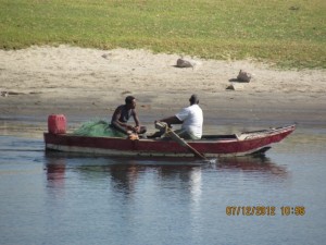 Ruderboot auf dem Nil