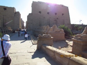 Eingang zum Karnak Tempel