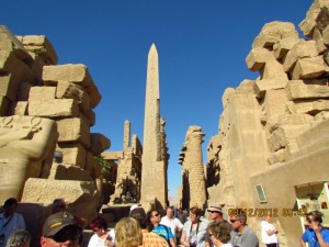 Monolit im Karnak Tempel