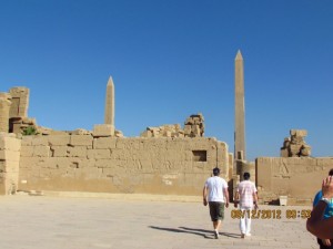 Aussenansicht Karnak Tempel