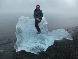 Eisblock aus der Lagune