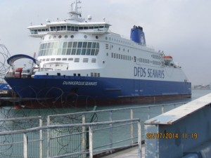 Fähre der DFDS Seaways