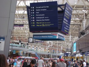 Waterloo Station in London