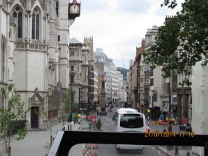 im Doppeldecker Bus in London