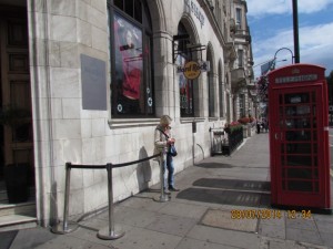 Rote Telefonzelle in London