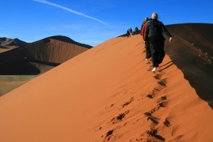 Urlaub für Singles - die Duenen von Sossusvlei