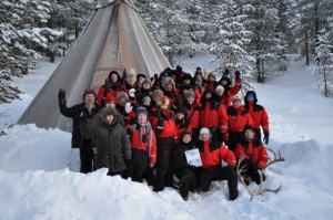 Urlaub in Lappland als Single - aber nicht alleine