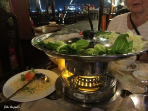der Fisch-Pot, eine Spezialität in Vietnam