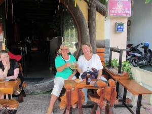 eine kleine Pause unterwegs