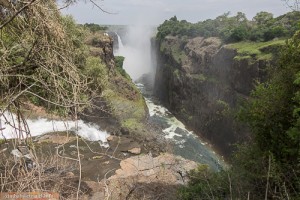 Am Devils Cataract, Victoria Falls